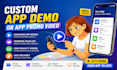 create an app demo video or app promo video from your script