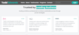 build a responsive landing page using HTML, CSS, javascript, and tailwind CSS