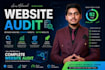 do a complete website audit and SEO report