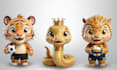 custom 3d modeling character, mascot, game, animation, cartoon