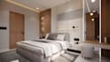 bedroom interior design and drawing