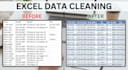 do professional excel data cleaning and data entry