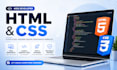 design and build a responsive HTML CSS website