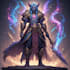 paint a character illustration in a fantasy world