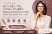 be your beta reader, alpha reader, romance beta reader, fantasy beta reader
