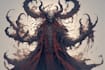 create creepy fantasy horror character design