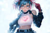create japanese anime style art