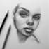 make an expressive charcoal portrait for you