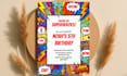 design custom themed birthday invitation