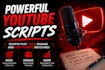 write powerful motivational youtube scripts that inspire