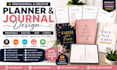 design custom planner journal digital planner amazon KDP printable design