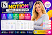 create notion dashboard notion workspace, CRM and project management system