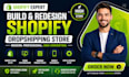 build automated shopify dropshipping store using aliexpress dsers autods zendrop