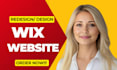 fix wix website, redesign wix website, wix online store, wix website redesign