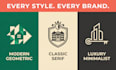 design a professional real estate logo