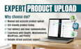 do shopify product listing printify woocommerce upload and wordpress data entry