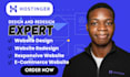 design and redesign hostinger website, setup hostinger