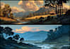 make amazing fantasy environment landscape