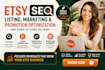 do esty product seo listing markting and promotion optimization