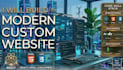 build frontend and backend website professionally
