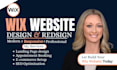 design wix website, redesign wix website, wix SEO
