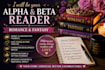 be your alpha beta reader, romance beta reader, fantasy beta reader