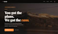 develop a modern front end website with responsive design