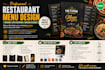 do restaurant menu design, food menu design,  digital menu design