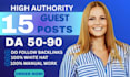 do high high da90 dofollow guest post with contexual SEO backlinks