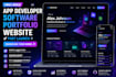 build app developer software portfolio website fast launch showcase