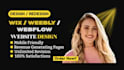 build, design, redesign clone wix webflow weebly ecommerce business website seo