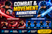 create combat and movement roblox animations for your game