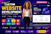 do website development as full stack developer, PHP laravel HTML CSS react