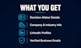 do targeted b2b lead generation and verified email list