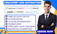 setup zapier integration nimble rei reply clickup monday ghl housecall pro crm