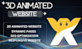 redesign wix website with advanced wix animation and interactive 3d elements
