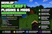 develop minecraft plugins minecraft mods custom java or bedrock addons