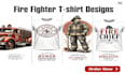 design custom firefighter t shirts