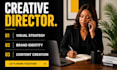 create your brand identity, visuals and content as creative director
