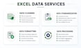 clean organize, marge, split and format, your excel or csv data