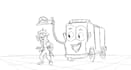 create 2d traditional animation, hand drawn, frame by frame video