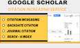 google scholar increase citation