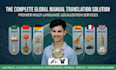 provide expert manual translation and localization in multiple languages