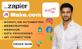 zapier automation zapier gmail, slack, google sheets chatgpt api crm integration