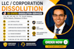 dissolve llc or corp reinstatement, close ein, amendment, llc dissolution