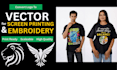 convert logo to vector for screen printing and embroidery
