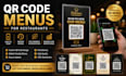 create a qr code menu and digital business card for restaurants