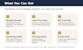 create a simple personal budget and cash flow plan