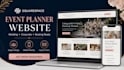 build squarespace event planner website wedding organizer website event website
