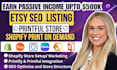 shopify print on demand store with printify, printful and etsy pod integration